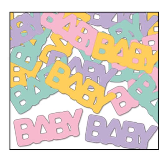 Beistle 1/2oz. Baby Fanci-Fetti Packs, 3ct.